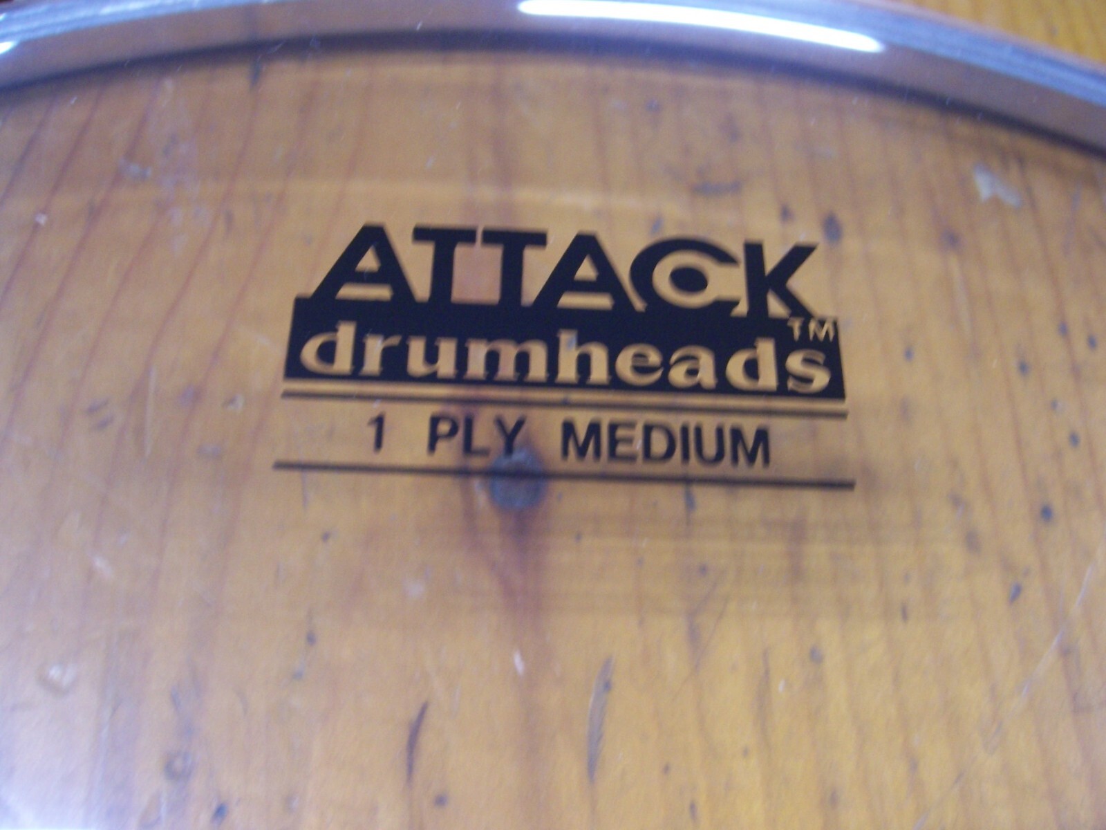 Vintage 12" Attack Clear 1Ply Medium Drumhead New Old Stock FREE SHIPPING eBay