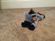 2000 TY BEANIE BUDDY LEFTY THE USA DEMOCRATIC POLITICAL DONKEY 13" With Tags