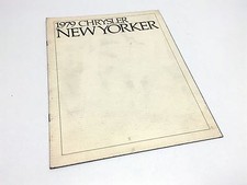 1979 Chrysler New Yorker Brochure USA