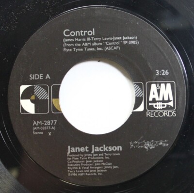 Soul 45 Janet Jackson - Control / Fast Girls On A&M