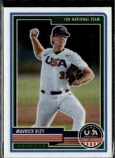 2023 Panini USA Baseball Stars & Stripes #14 Mavrick Rizy
