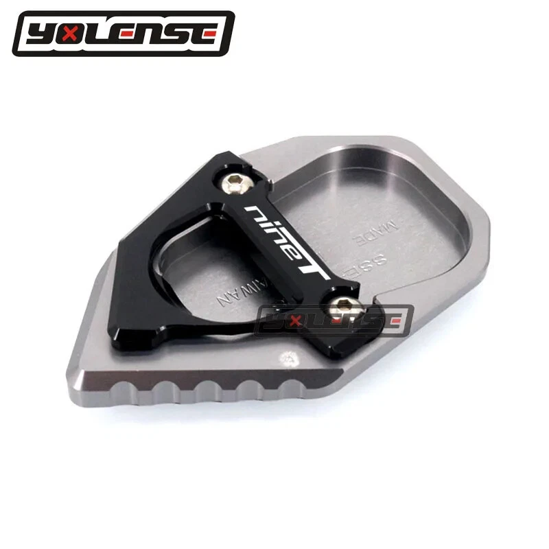 Soporte lateral para pie de cabra para BMW R Nine T 2017-2023 placa de soporte de almohadilla de extensión Foto 2 de 4