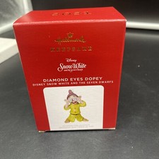 2021 Hallmark Keepsake Ornament Disney Snow White Diamond Eyes Dopey L4
