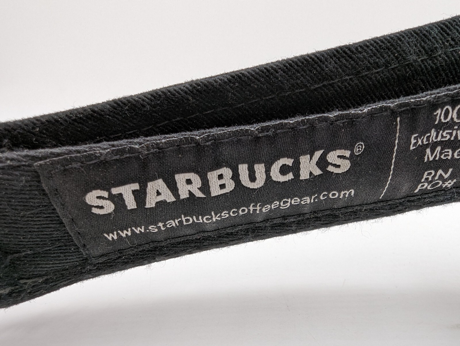 Starbucks Coffee Employee Uniform Gear Black Adjustab… Gem