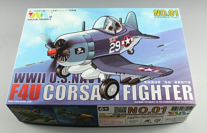 OHS Tiger Model 101 Q Versin F4U Corsair Fighter WWII US Navy Assembly Airforce