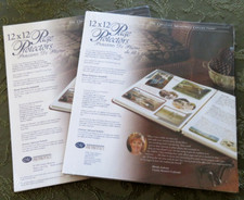 2 New Packs Creative Memories 12x12 Page Protectors 16 Sheets/32 Pages in Each