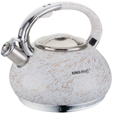 5908287210660 KETTLE WITH  WHISTLE Z LINII GOLD 3,0L KH-1066 KINGHOFF