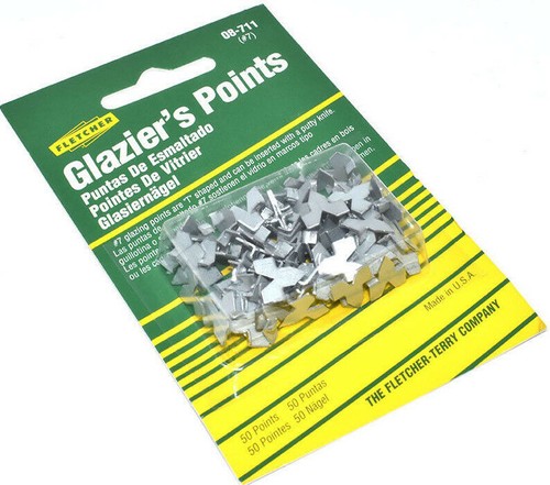 Fletcher PUSH POINTS Tabs for Picture Frame Framing Window Glazing Glazier 08711 - Picture 9 of 13