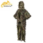 Ghillie Suit Sniper Camouflage Set Tactical Poncho Helikon-Tex Leaf Woodland