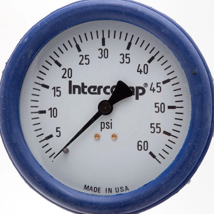 Manómetro Intercomp-Ultra Deluxe para neumáticos (neumáticos) 4" 0-60 PSI-360060 Foto 2 de 4