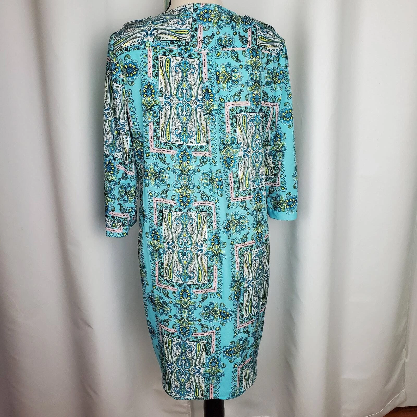 UNDERCOVER Abito Camicia Victoria's Secret Paisley con Bottoni Taglia S P