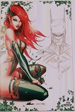 I Make Boys Cry #1 Tyndall Signed Poison Ivy Sketch Cover w/ Batman Remark + COA