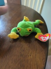 Ty Teenie Beanie Baby Smoochy The Frog 1993 w/ Tags plush toy