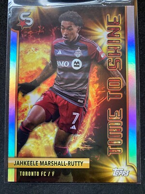 2024 Topps MLS Major League Soccer Superstars TS-18 Jahkeele Marshall-Rutty RC