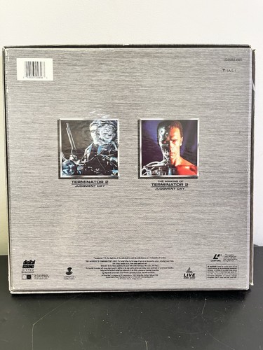 Terminator 2 Judgment Day Laserdisc + Making Of Box Set 4 Laser Discs Movie - Picture 19 of 19