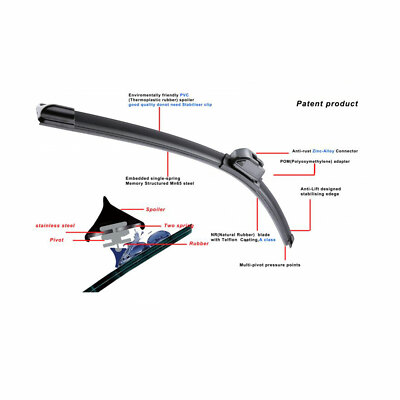 Tergicristalli Per Opel Zafira B 1.9 CDTI (M75) 2005 - 2015 120CV