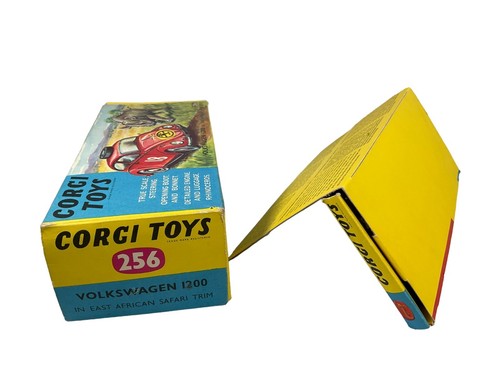Corgi Toys #256 VW Volkswagen 1200 in East African Safari Trim 1:43 BOXES § - Picture 15 of 15