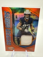 2022 Panini Certified - Certified Gamers Mirror Orange #CG-JB Joey Bosa /99...