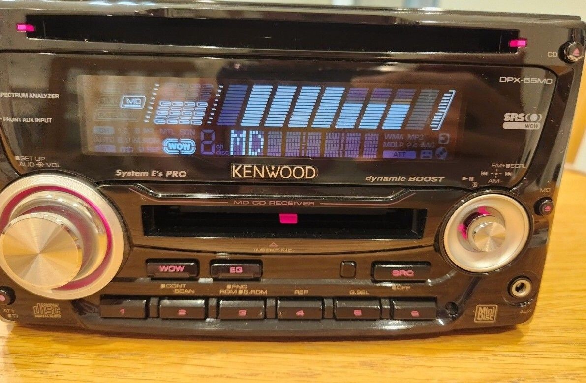 Kenwood DPX-55MD CD MD Receiver MDLP Car Audio Stereo | eBay