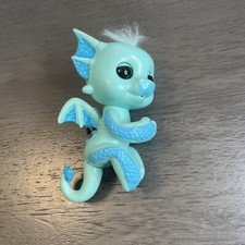 VGUC Fingerlings Green And Blue Interactive Dragon Baby, Noa