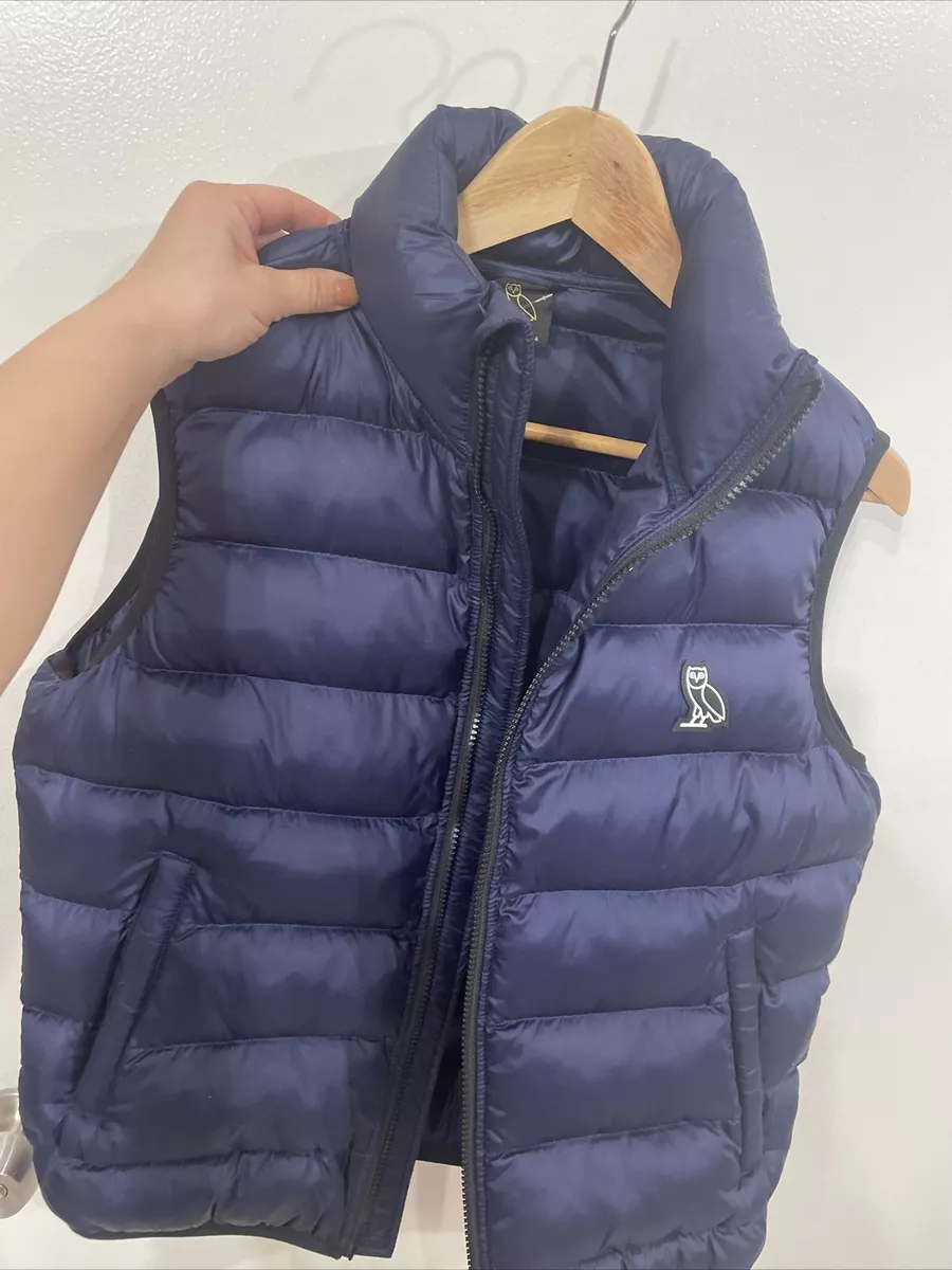 OVO PRIMALOFT MONOGRAM PUFFER VEST -Navy Size S