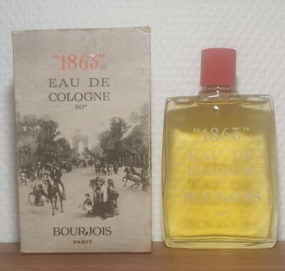 Vintage Factice/Dummy Eau de Cologne 1863 de Bourjois 100 ml. Box. Guter Zustand 