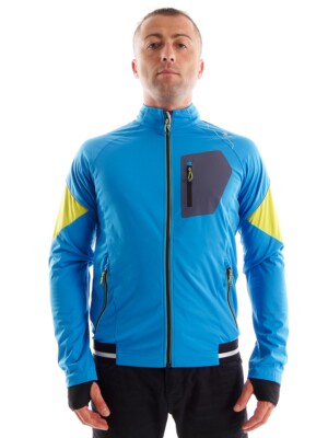 CMP Softshell Jacket Functional Sports Blau Climaprotect Lightweight
