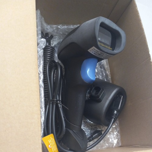 New Netum Scan 1D Barcode Scanner with Holder Model NSL6S Black - Picture 3 of 3
