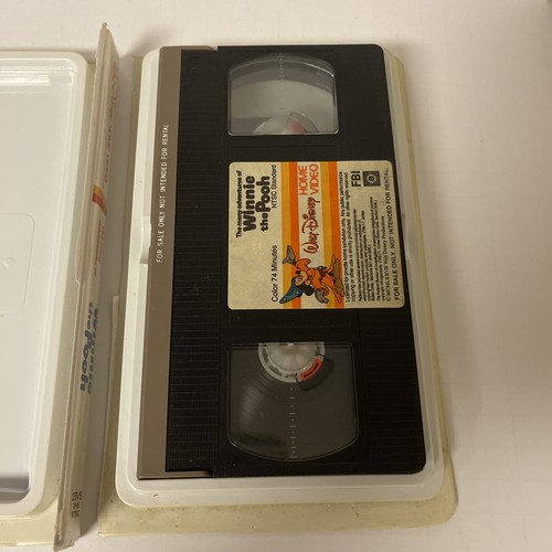GREAT FIND Walt Disney's The Many Adventures Of Winnie The Pooh VHS CLAMSHELL - Picture 3 of 7