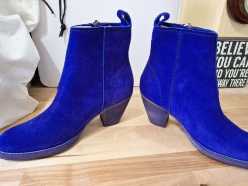 acne studios boots Purple/royal Blue Size 37 Vero Cuoio Made In Italy