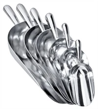 Aluminum, Ice Scoop, 12; 24; 38; 58 & 85 Oz, Bar, Kitchen, Tool ( New )