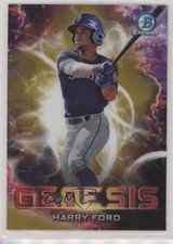2021 Bowman Draft Genesis Gold Refractor 30/50 Harry Ford #GNS-11 0wb0