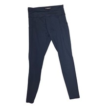 Forever 21 Active Navy Blue Mesh Panel Leggings Size Small