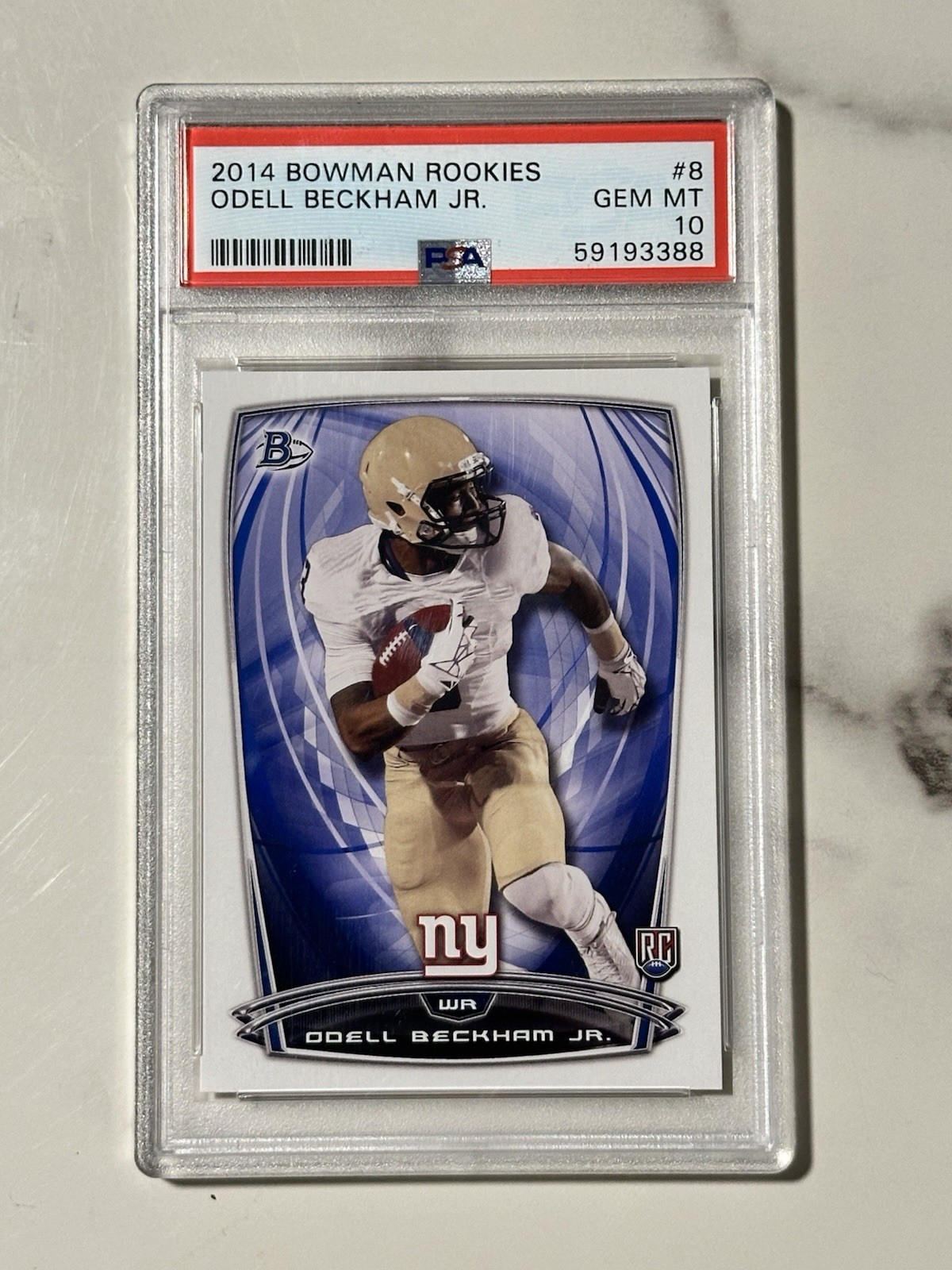 Odell Beckham Jr. Bowman Rookies #8 Base