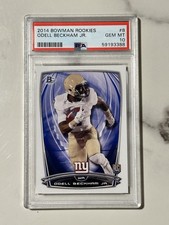 Odell Beckham Jr 2014 Bowman Rookies #8 RC PSA 10 GEM MT NY Giants