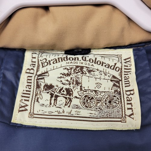 Vintage Mens William Barry Brandon Colorado Down Puffer Vest Small Made In USA - Picture 9 of 14