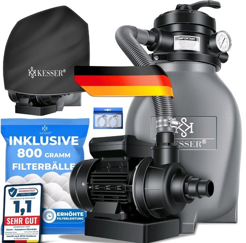 Kesser Sandfilteranlage Filterkessel Sandfilter für Pool