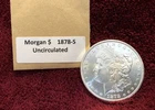1878-S  Morgan SILVER Dollar ~  A BEAUTY !!   My #348