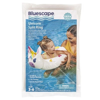 Unicorn Pool Float for Youth by Bluescape- w/ repair patch NEW SEALED