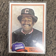 Topps 1981 Victor Cruz #252 Cleveland Indians MLB Baseball Card
