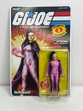SUPER7 G.I. JOE COBRA PYTHONA COBRA-LA O-RING ACTION FIGURE REACTION MOC