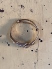 Antique Estate Ring: 14K Stamped 585 Gold & Diamond Art Deco with Guard, 6.75-7 — photo 4
