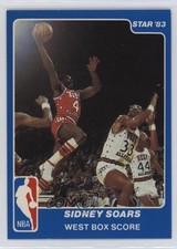 1983 Star NBA All-Star Game Sidney Moncrief (West Box Score) #30 HOF 0d08