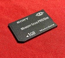 Sony MSX-M1GST Memory Stick PRO DUO 1GB Flash Media Magic Gate Japan  3L6L