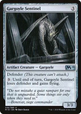Gargoyle Sentinel [Core Set 2019] Magic MTG