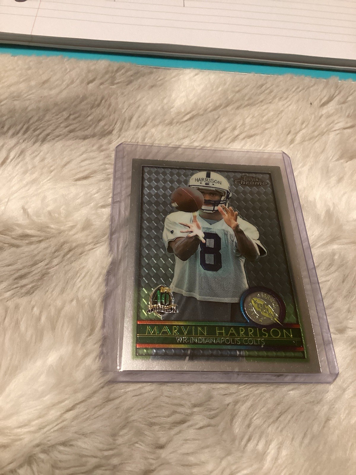 1996 Topps Chrome - Marvin Harrison #156 (RC)