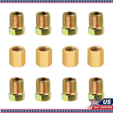 12pcs 316 Brake Line Fittings 38-24 Thread 12pcs 316 Brake Line Fittings 38-24 Thread
