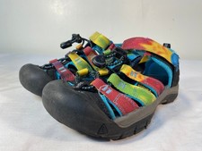 KEEN Newport H2 Sandals Youth Kids Rainbow Tye Dye Nylon Sport - US 1