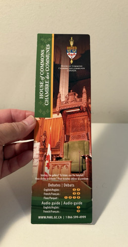 House of Commons Senate Canada Bookmark Government Politics
