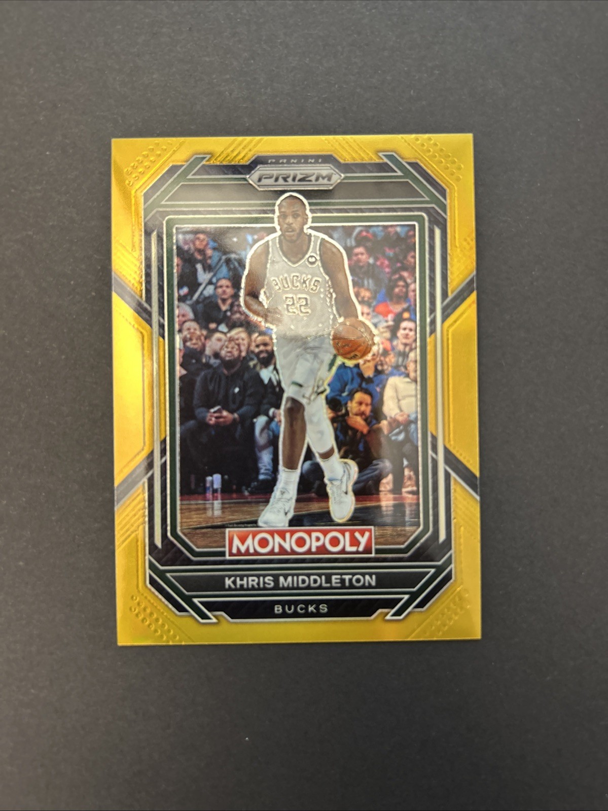 2022-23 Panini NBA Prizm Monopoly Khris Middleton Gold /49